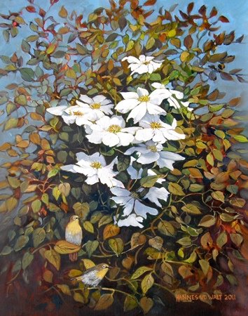 Oil on Canvas Board Size: (410x510x3)mm Frame: (585x685x35)mmSOLD 2015 (H Eksteen - SA)